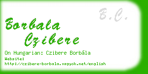 borbala czibere business card